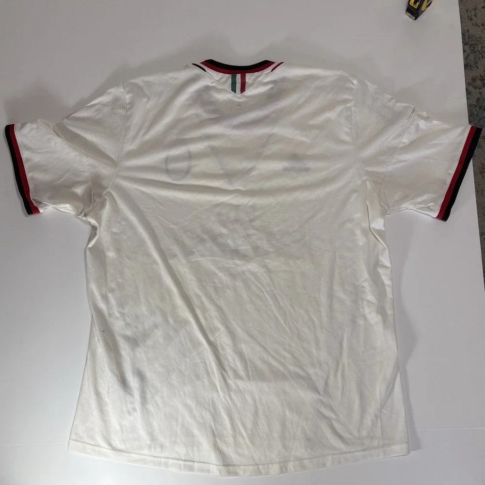 Adidas AC Milan White Away Soccer Jersey Size XL‎